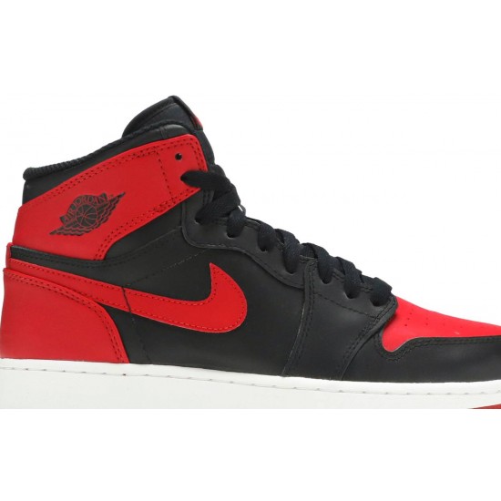 Jordan 1 Retro High OG BG 'Bred' 2013
 Nero/Varsity Rosso-Bianco AJ 1 Scarpe 575441 023