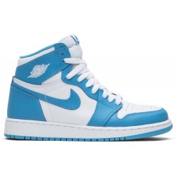 Jordan 1 Retro High OG BG 'UNC'
 Bianco/blu polvere scuro AJ 1 Scarpe 575441 117