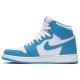 Jordan 1 Retro High OG BG 'UNC'
 Bianco/blu polvere scuro AJ 1 Scarpe 575441 117