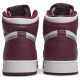 Jordan 1 Retro High OG GS 'Bordeaux'
 Bordeaux/bianco/argento metallizzato AJ 1 Scarpe 575441 611