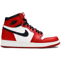 Jordan 1 Retro High OG GS 'Chicago' 2015
 Bianco/Nero-Rosso Varsity AJ 1 Scarpe 575441 101