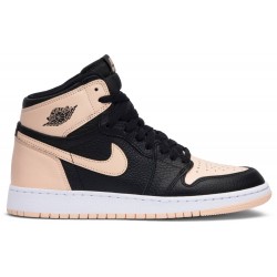 Jordan 1 Retro High OG GS 'Crimson Tint'
 Nero/Crimson Tinta-Bianco AJ 1 Scarpe 575441 081