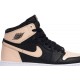 Jordan 1 Retro High OG GS 'Crimson Tint'
 Nero/Crimson Tinta-Bianco AJ 1 Scarpe 575441 081