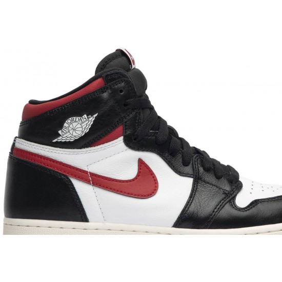 Jordan 1 Retro High OG GS 'Gym Red'
 Nero/Bianco-Sail-Gym Red AJ 1 Scarpe 575441 061