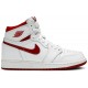 Jordan 1 Retro High OG GS 'Metallic Red'
 Bianco/rosso college AJ 1 Scarpe 575441 103