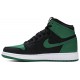 Jordan 1 Retro High OG GS 'Pine Green 2.0'
 Nero/verde pino/bianco/rosso palestra AJ 1 Scarpe 575441 030