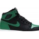 Jordan 1 Retro High OG GS 'Pine Green 2.0'
 Nero/verde pino/bianco/rosso palestra AJ 1 Scarpe 575441 030