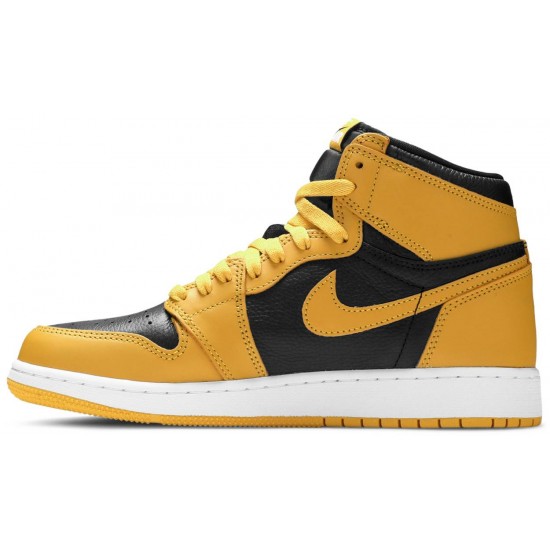 Jordan 1 Retro High OG GS 'Pollen'
 Polline/Nero/Bianco AJ 1 Scarpe 575441 701