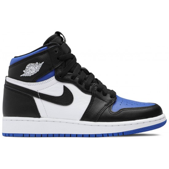 Jordan 1 Retro High OG GS 'Royal Toe'
 Nero/Bianco/Game Royal/Nero AJ 1 Scarpe 575441 041