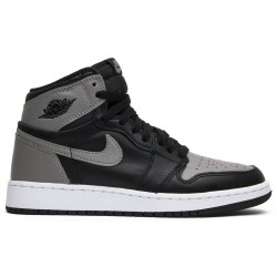 Jordan 1 Retro High OG GS 'Shadow' 2018
 Nero/Grigio Medio-Bianco AJ 1 Scarpe 575441 013