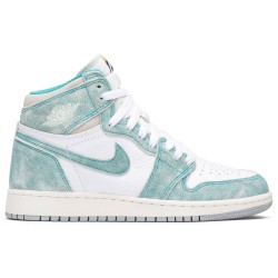 Jordan 1 Retro High OG GS 'Turbo Green'
 Turbo Green/Sail-Bianco AJ 1 Scarpe 575441 311