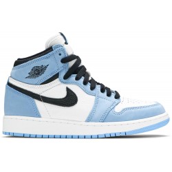 Jordan 1 Retro High OG GS 'University Blue' Bianco/Blu Università/Nero AJ 1 Scarpe575441 134