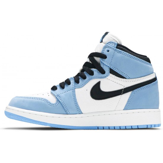 Jordan 1 Retro High OG GS 'University Blue' Bianco/Blu Università/Nero AJ 1 Scarpe575441 134