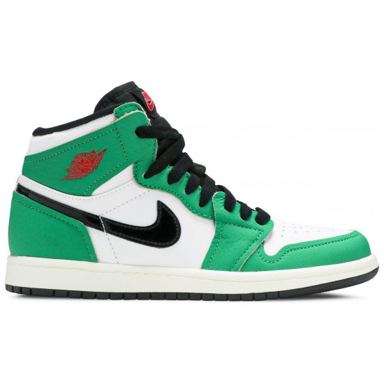 Jordan 1 Retro High OG PS 'Lucky Green'
 Fortunato Verde/Nero/Bianco/Vela AJ 1 Scarpe CU0449 300