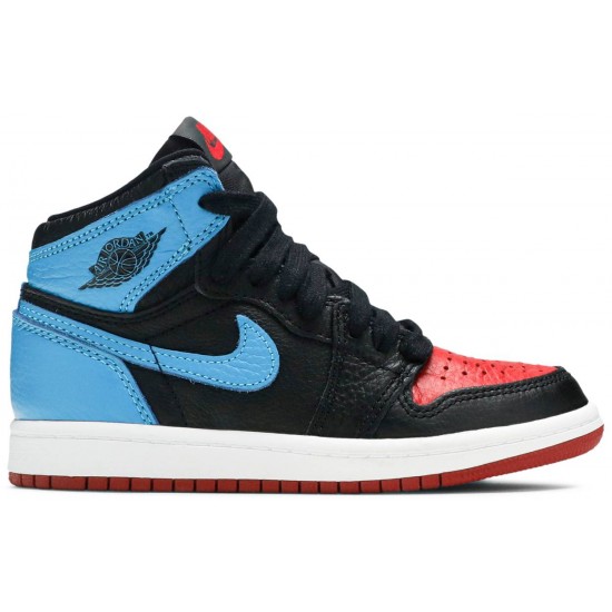 Jordan 1 Retro High OG PS 'UNC To Chicago'
 Blu rosso AJ 1 Scarpe cu0449 046