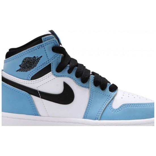 Jordan 1 Retro High OG PS 'University Blue' Bianco/Blu Università/Nero AJ 1 ScarpeAQ2664 134