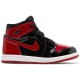 Jordan 1 Retro High OG TD 'Patent Bred' Nero/rosso college/bianco AJ 1 ScarpeAQ2665 063