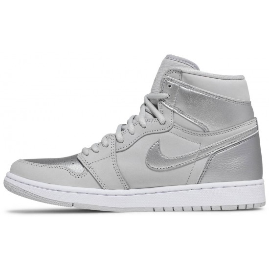 Jordan 1 Retro High OG co.JP 'Tokyo'
 Grigio neutro/bianco/argento metallizzato AJ 1 Scarpe DC1788 029