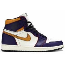 Jordan 1 Retro High SB 'LA to Chicago' Sample
 Corte Viola/Sail-Università Oro-Nero AJ 1 Scarpe CD6578 507 S