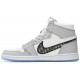 Dior x Jordan 1 High" Grigio lupo/Vela/Polvere di foto/Bianco AJ 1 ScarpeCN8607 002