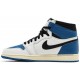 Fragment Design x Travis Scott x Jordan 1 Retro High Vela/Nero/Blu Militare/Rosa Timido AJ 1 ScarpeDH3227 105