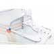 Off-White x Jordan 1 Retro High OG 'White' 2018
 Bianco/Bianco AJ 1 Scarpe AQ0818 100