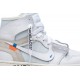 Off-White x Jordan 1 Retro High OG BG 'White' 2018
 Bianco/Bianco-Bianco AJ 1 Scarpe AQ8296 100