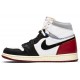 Union LA x Jordan 1 Retro High NRG 'Black Toe'
 Bianco/Nero/Rosso Varsity/Grigio Lupo AJ 1 Scarpe BV1300 106