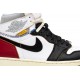 Union LA x Jordan 1 Retro High NRG 'Black Toe'
 Bianco/Nero/Rosso Varsity/Grigio Lupo AJ 1 Scarpe BV1300 106