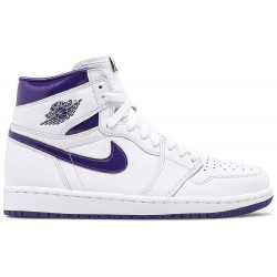 Donne Jordan 1 High OG 'Court Purple' Bianco/viola corte AJ 1 ScarpeCD0461 151