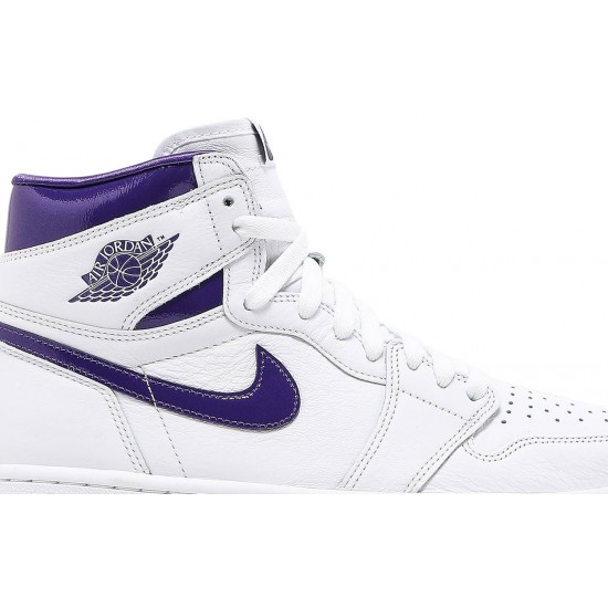 Donne Jordan 1 High OG 'Court Purple' Bianco/viola corte AJ 1 ScarpeCD0461 151