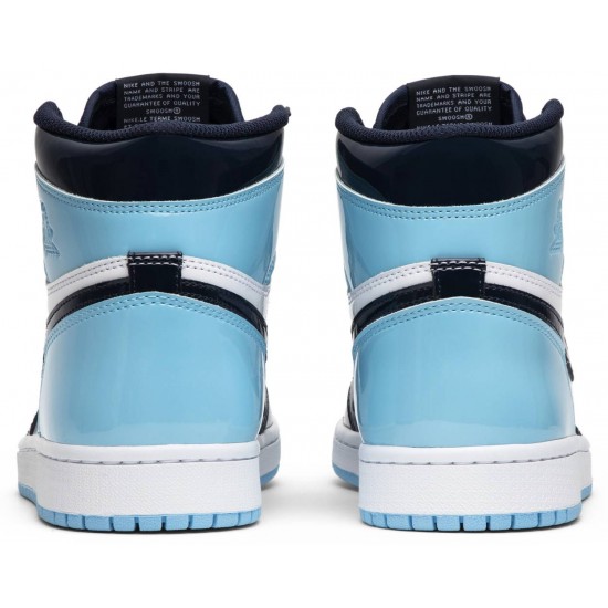 Donne Jordan 1 Retro High OG 'Blue Chill' Ossidiana/Blu Chill-Bianco AJ 1 ScarpeCD0461 401