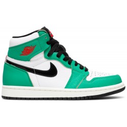 Donne Jordan 1 Retro High OG 'Lucky Green'
 Fortunato Verde/Bianco/Vela/Nero AJ 1 Scarpe DB4612 300