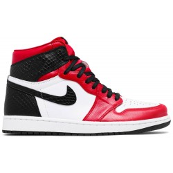 Donne Jordan 1 Retro High OG 'Satin Red'
 Università Rosso/Bianco/Nero AJ 1 Scarpe CD0461 601