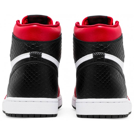 Donne Jordan 1 Retro High OG 'Satin Red'
 Università Rosso/Bianco/Nero AJ 1 Scarpe CD0461 601