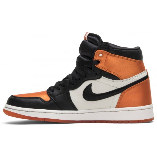 Donne Jordan 1 Retro High OG 'Satin Shattered Backboard'
 Nero/Stella Marina-Vela-Nero AJ 1 Scarpe AV3725 010