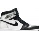 Donne Jordan 1 Retro High OG 'Silver Toe' Nero/Argento metallizzato/Bianco/Nero AJ 1 ScarpeCD0461 001