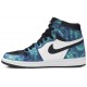 Donne Jordan 1 Retro High OG 'Tie-Dye'
 Bianco/Nero/Verde Aurora AJ 1 Scarpe CD0461 100