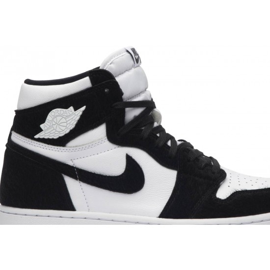 Donne Jordan 1 Retro High OG 'Twist' Nero/Nero-Oro Metallico-Bianco AJ 1 Scarpe CD0461 007