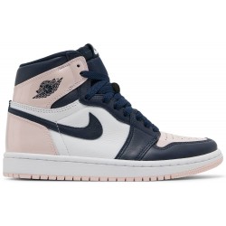 Donne Jordan 1 Retro High OG SE 'Bubble Gum' Atmosfera/Bianco/Rosa laser/Ossidiana AJ 1 ScarpeDD9335 641