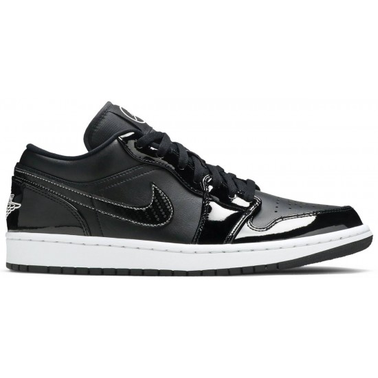 Jordan 1 Low 'All Star 2021'
 Nero bianco AJ 1 Scarpe DD1650 001