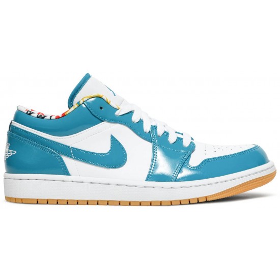 Jordan 1 Low 'Barcelona'
 Cyber ​​verde acqua/Cyber ​​verde acqua/bianco AJ 1 Scarpe DC6991 400