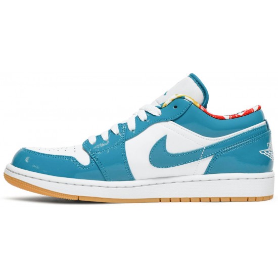 Jordan 1 Low 'Barcelona'
 Cyber ​​verde acqua/Cyber ​​verde acqua/bianco AJ 1 Scarpe DC6991 400