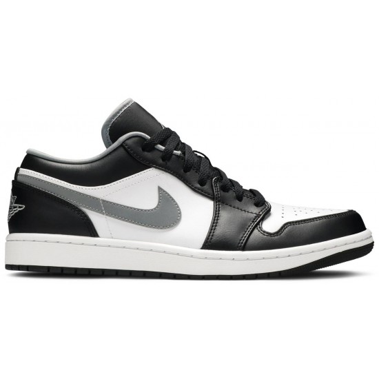 Jordan 1 Low 'Black Medium Grey'
 Nero/Grigio Medio/Bianco AJ 1 Scarpe 553558 040