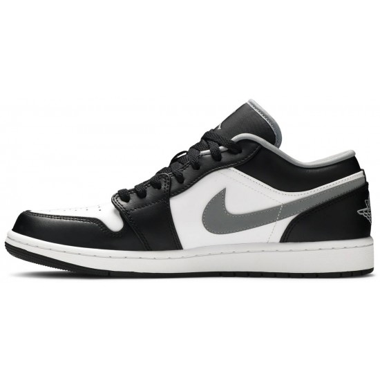 Jordan 1 Low 'Black Medium Grey'
 Nero/Grigio Medio/Bianco AJ 1 Scarpe 553558 040