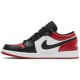 Jordan 1 Low 'Bred Toe' Palestra Rosso/Nero/Bianco AJ 1 Scarpe553558 612