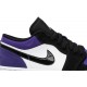 Jordan 1 Low 'Court Purple' Bianco/Viola/Nero AJ 1 Scarpe553558 500