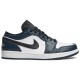 Jordan 1 Low 'Dark Teal'
 Bianco/verde acqua scuro/nero AJ 1 Scarpe 553558 411