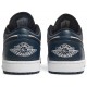 Jordan 1 Low 'Dark Teal'
 Bianco/verde acqua scuro/nero AJ 1 Scarpe 553558 411