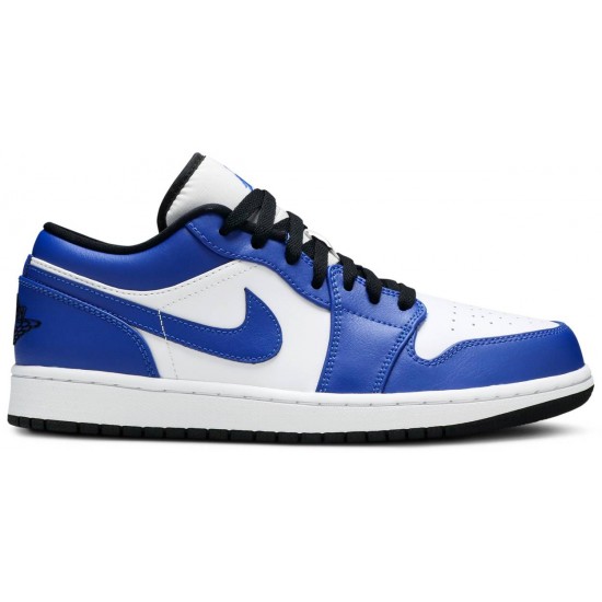 Jordan 1 Low 'Game Royal'
 Bianco/Game Royal/Nero AJ 1 Scarpe 553558 124